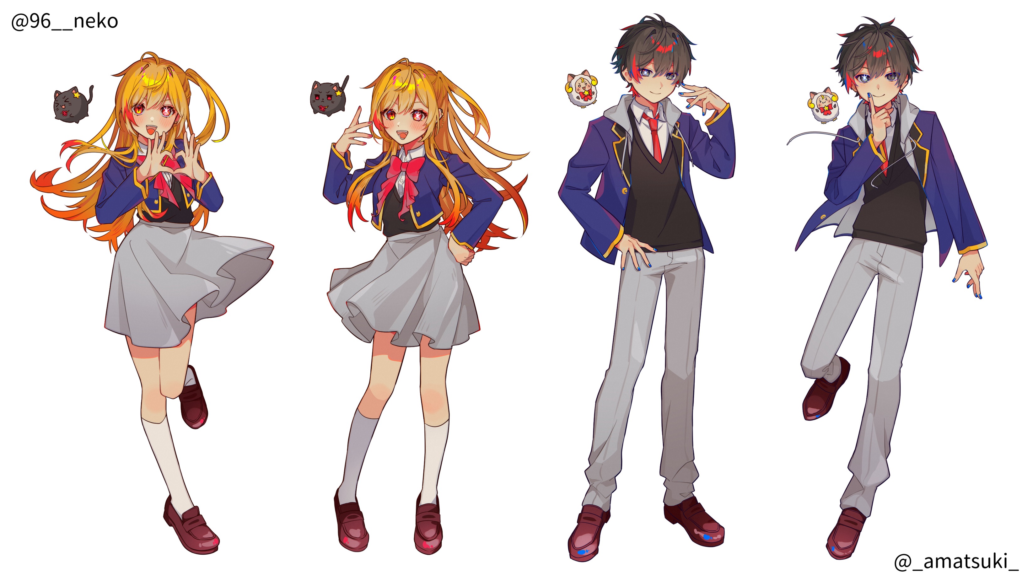 【イラスト制作例】立ち絵イラスト【※仕事イラスト】