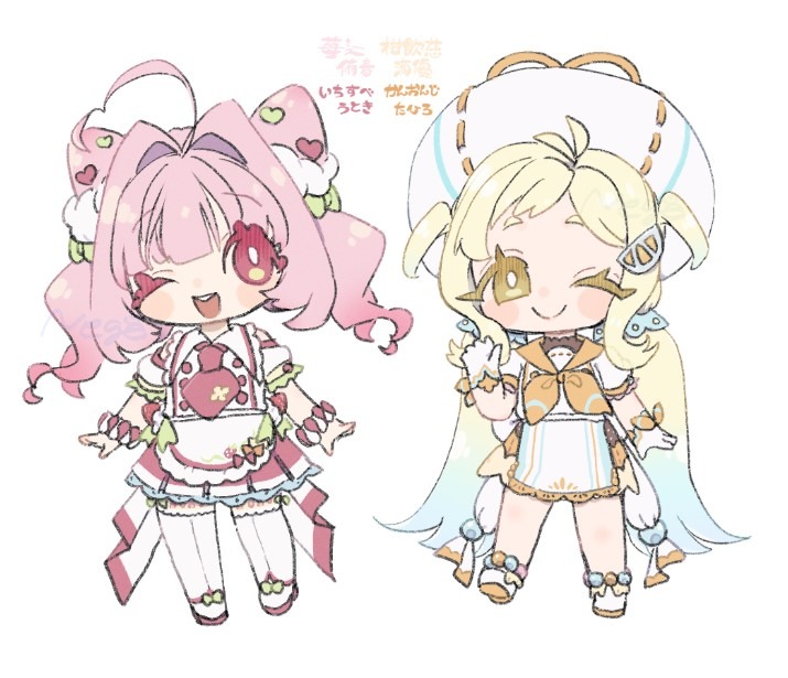 【最近の絵】一次創作ちゃん かんたんデフォルメ
