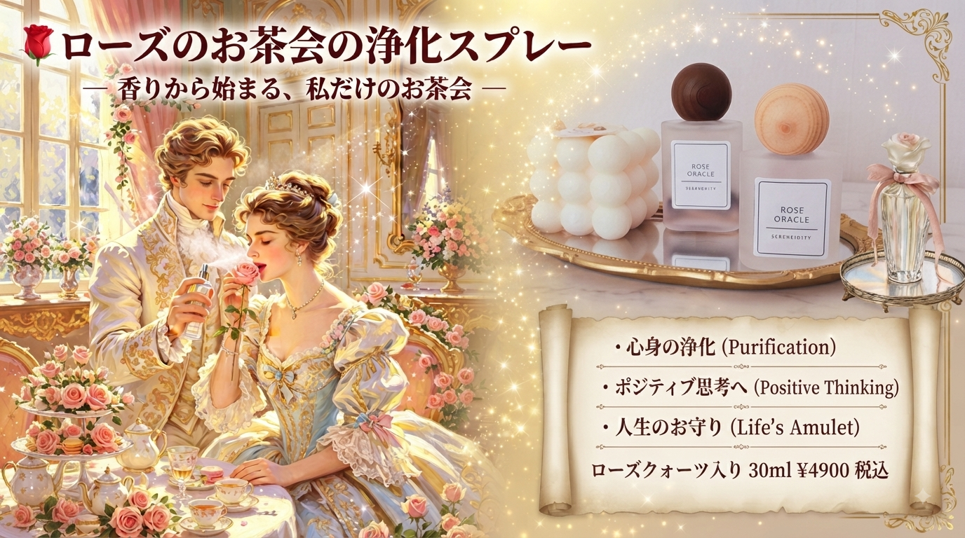 【新商品】お茶会の浄化スプレー