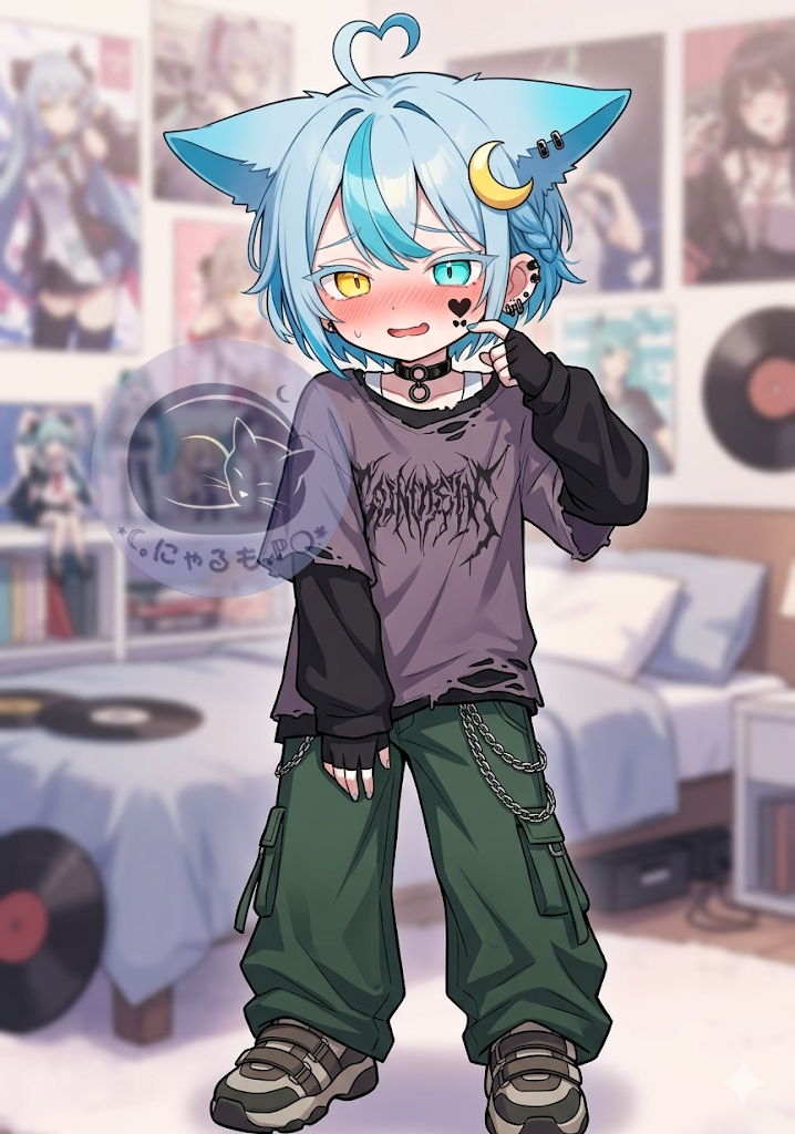 着慣れてない服だからはずかし…