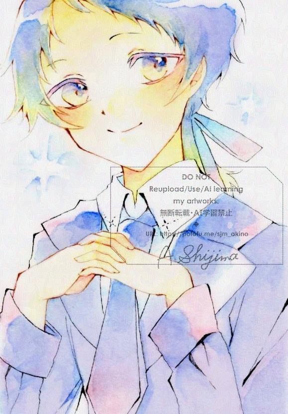 淡紫の少年