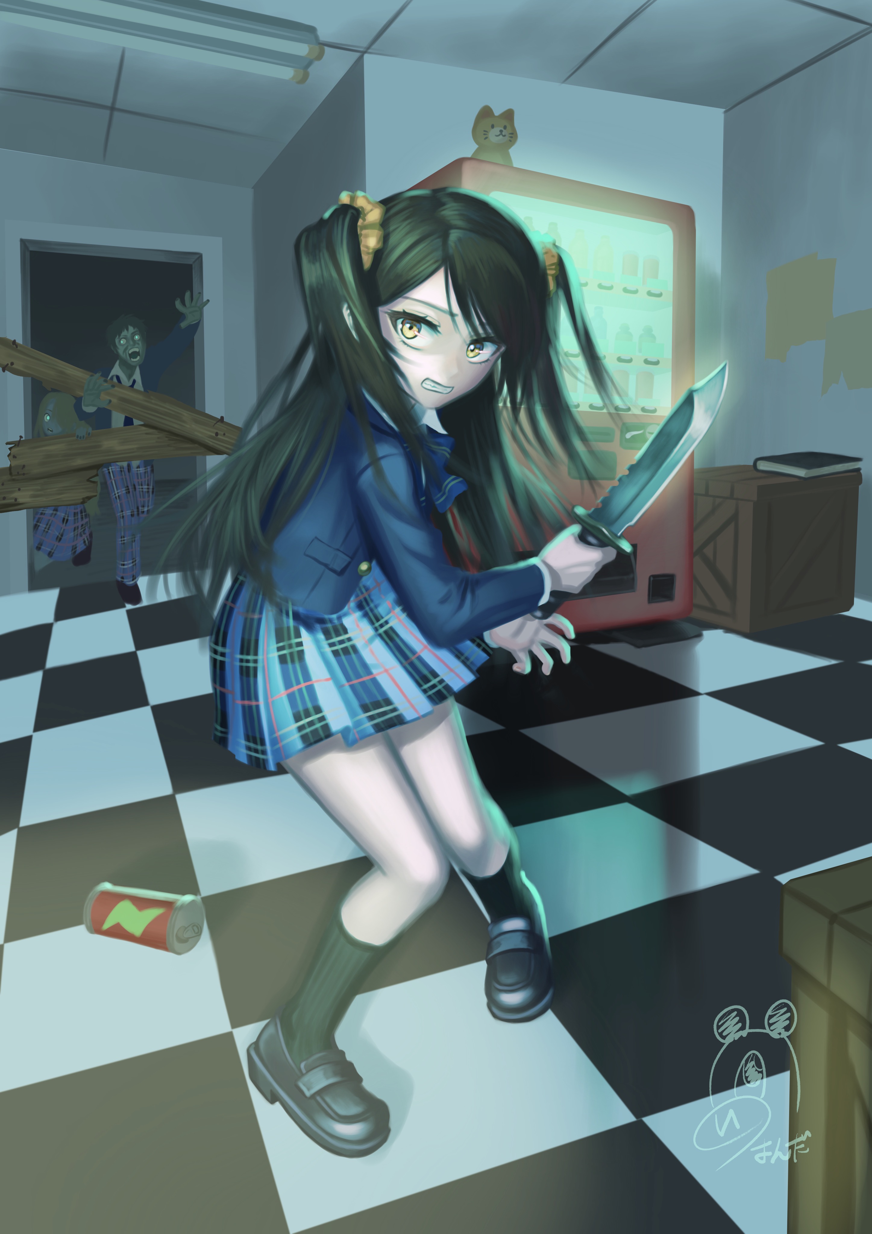 丈夫なナイフを入手