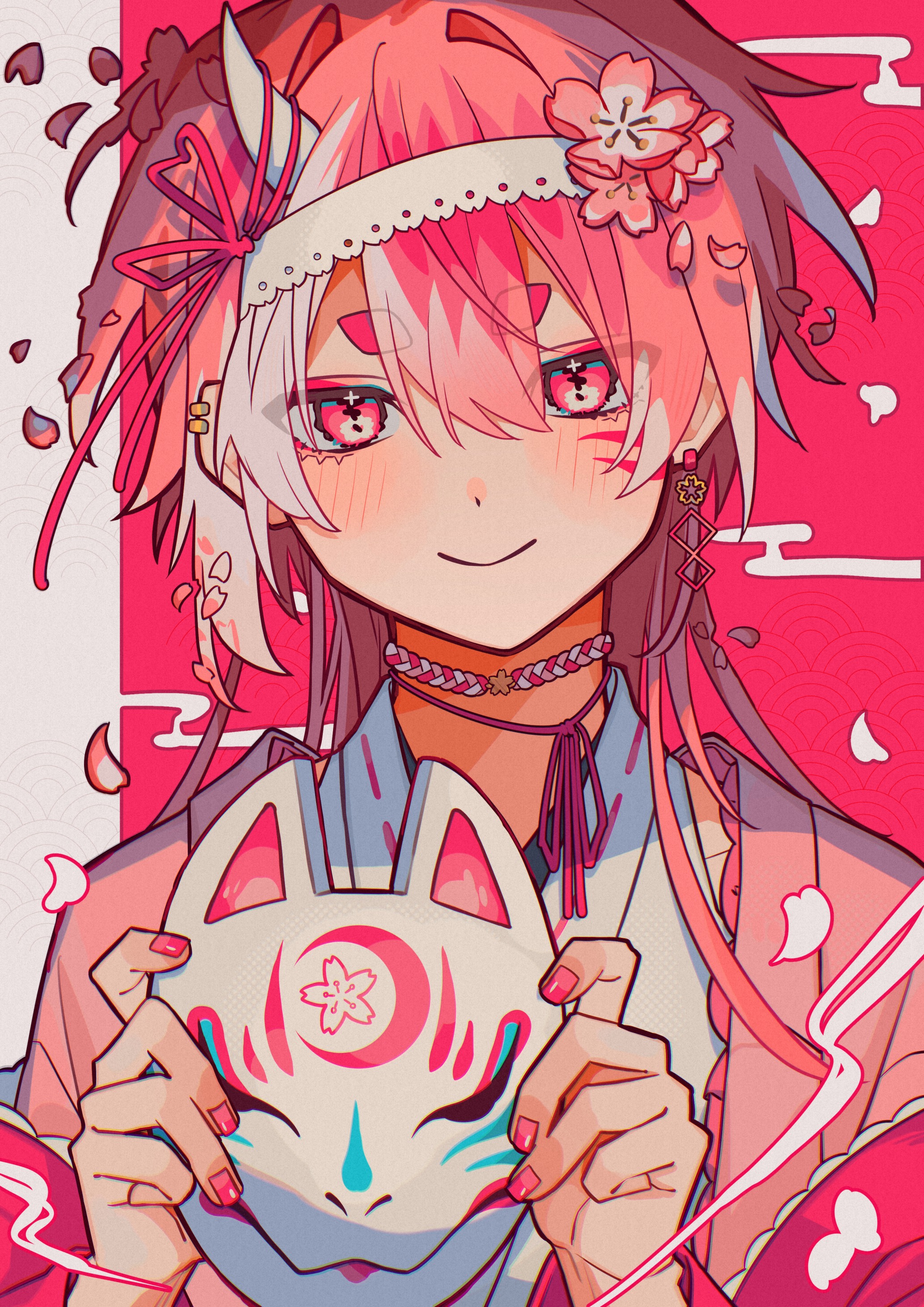 【イラスト制作例】バストアップ②